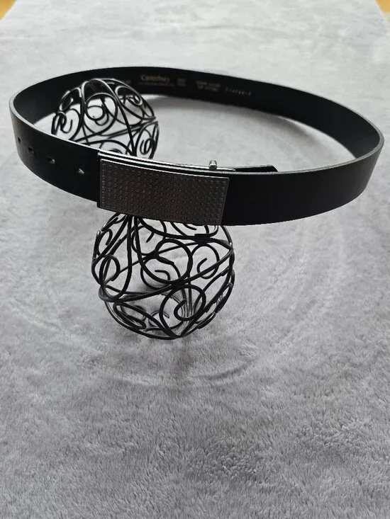 Canterbury Leather belt H.A.SHELDON Canada Ltd. 34 waist - Picture 1 of 6